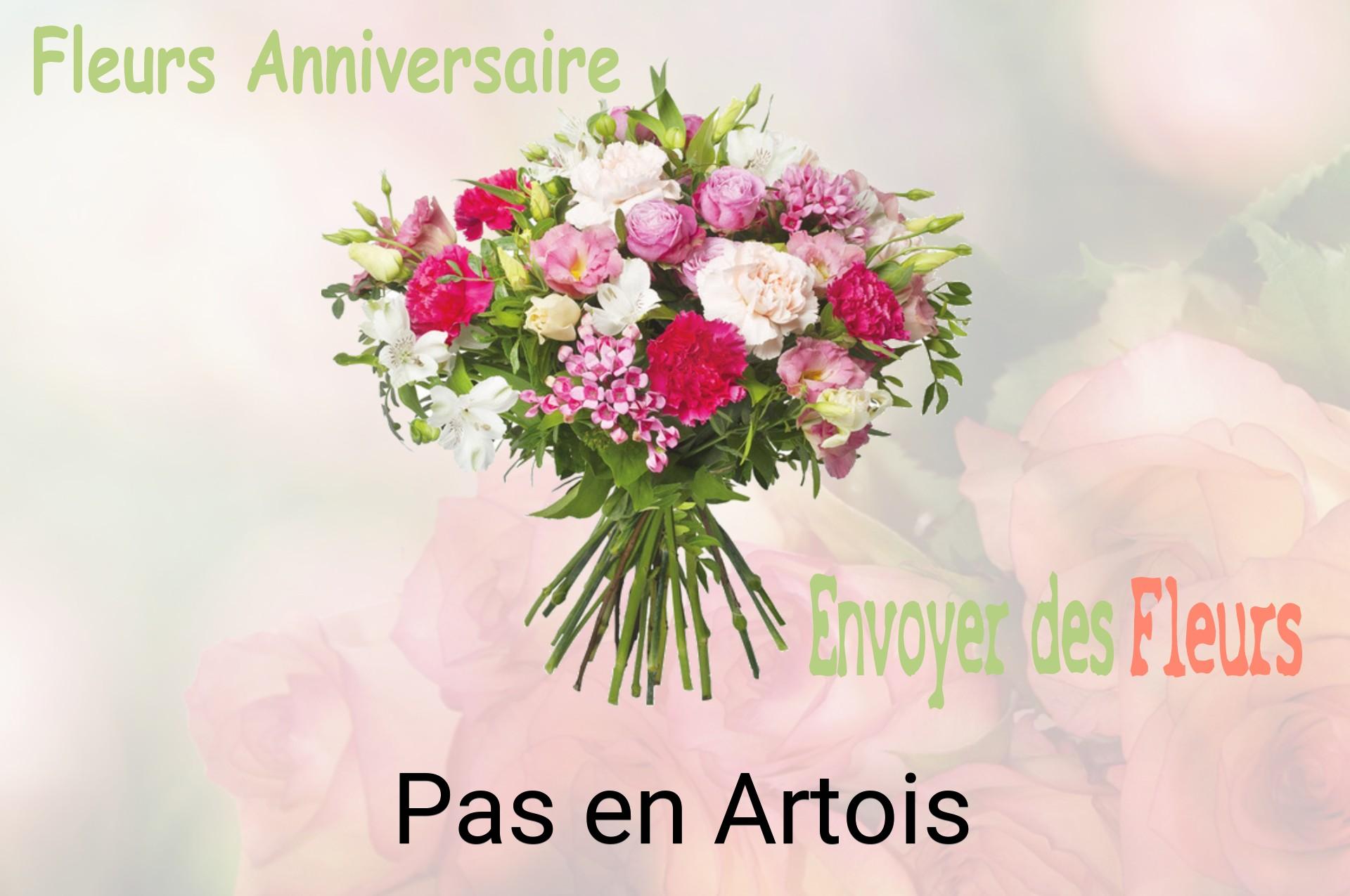 Bouquet de fleurs d’anniversaire livré à Pas-en-Artois